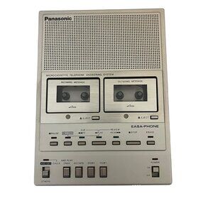 Vintage Panasonic Easa Phone KX T1620 Answering Machine With Remote Headset